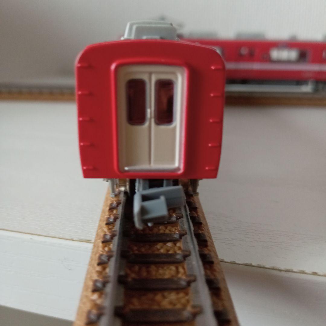 【レトロ】名古屋鉄道6000系　白帯　2両セット　赤色　白ライン