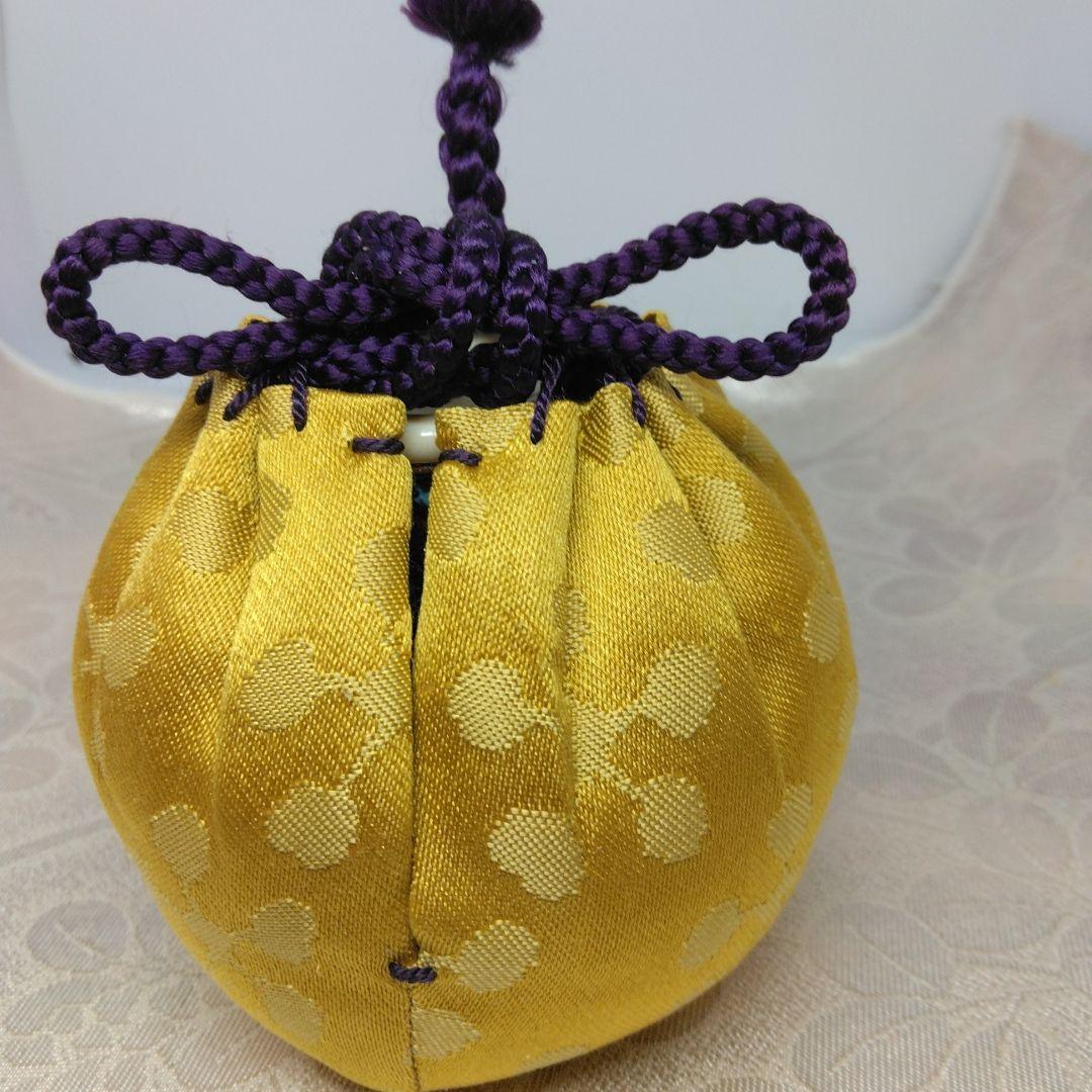 大名物写 国司茄子茶入 松本鐵山造 仕覆 梅鉢金入純子 共箱