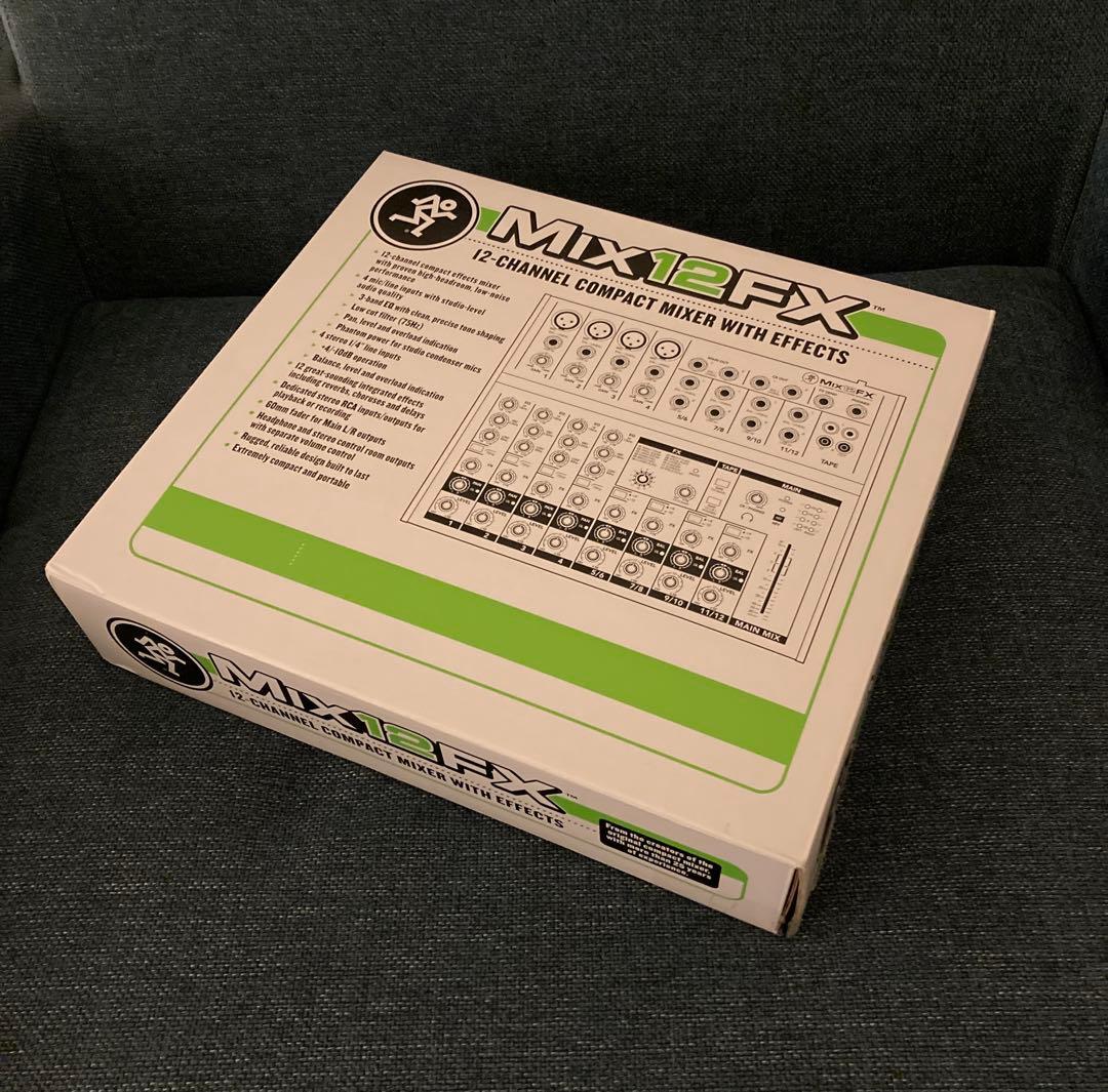 新品未使用　MACKIE MIX12FX　マッキー ミキサー
