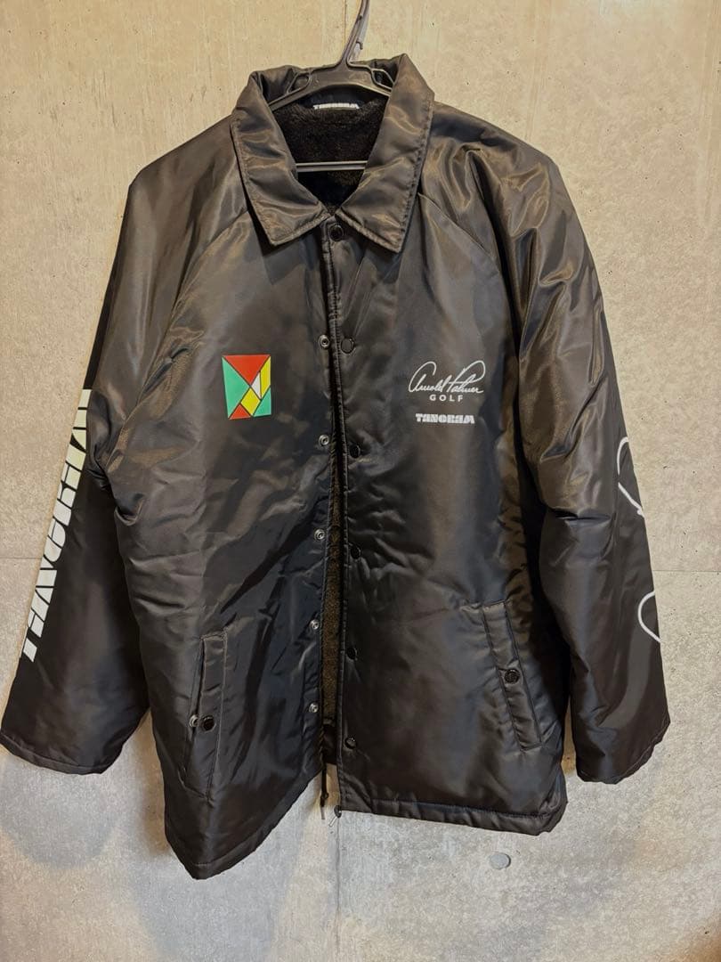 タングラム アーノルドパーマー ナイロンボアコーチジャケット ブラックXL