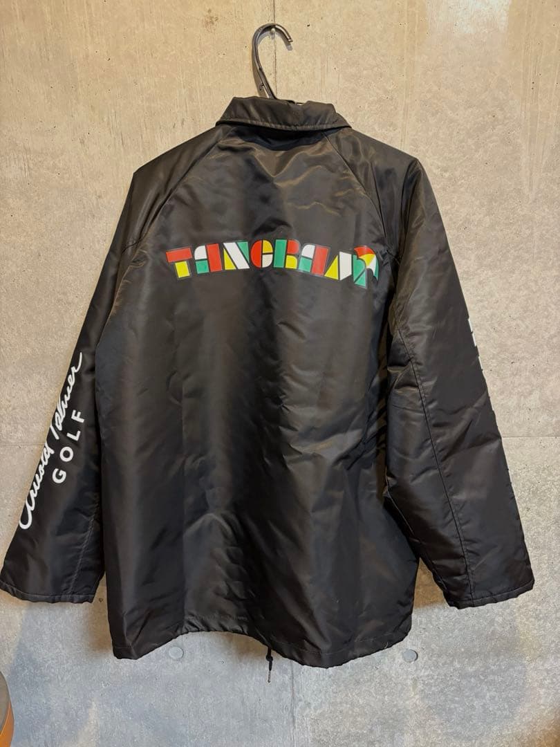 タングラム アーノルドパーマー ナイロンボアコーチジャケット ブラックXL