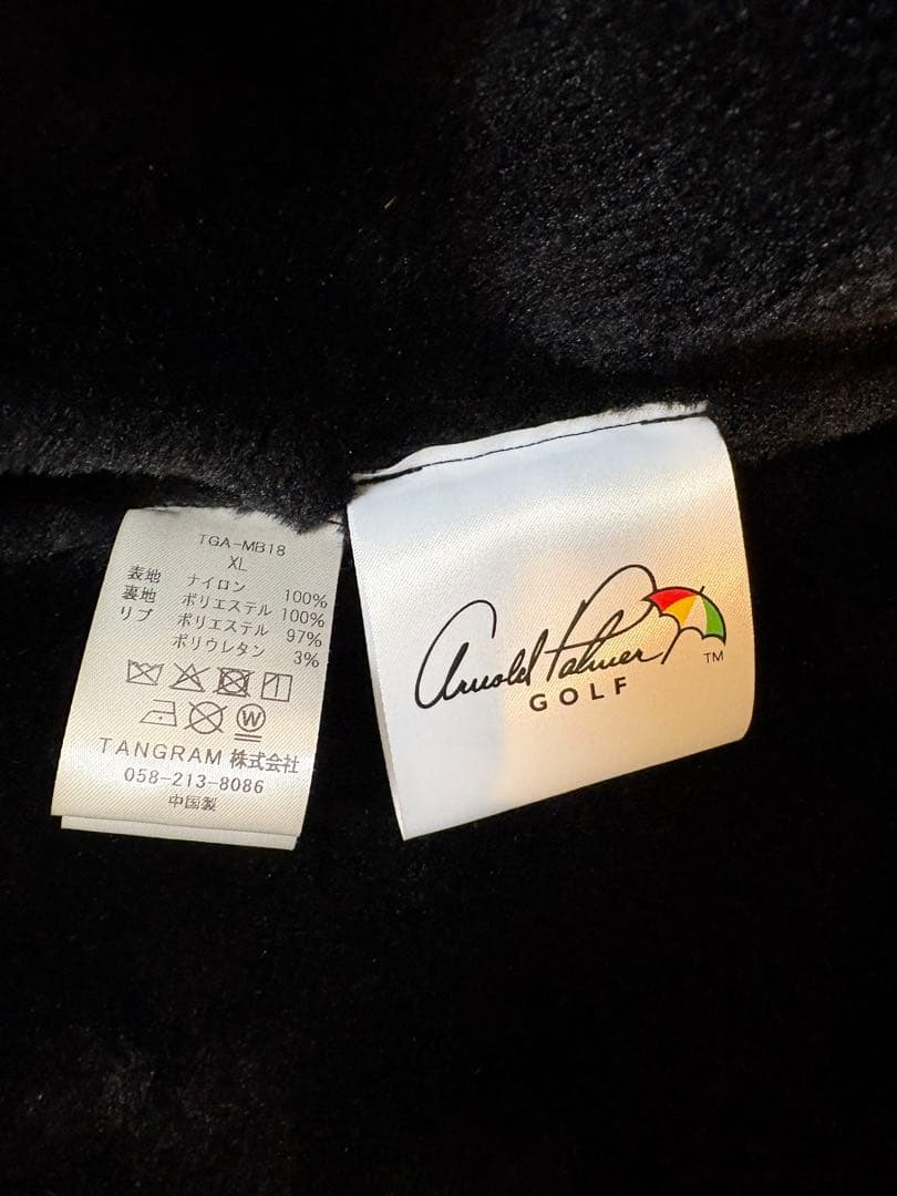 タングラム アーノルドパーマー ナイロンボアコーチジャケット ブラックXL