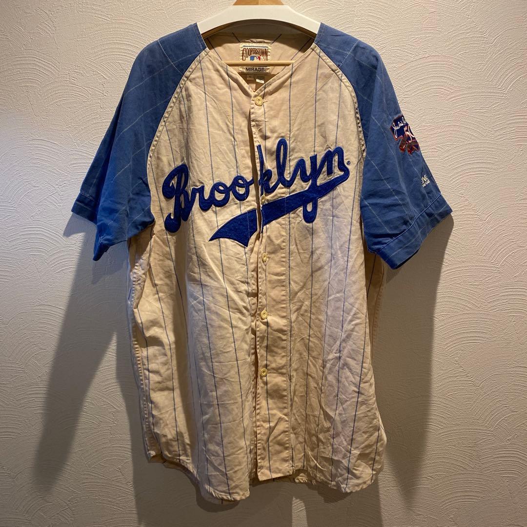 希少　90s Cooperstownブルックリンドジャース ベースボールシャツ