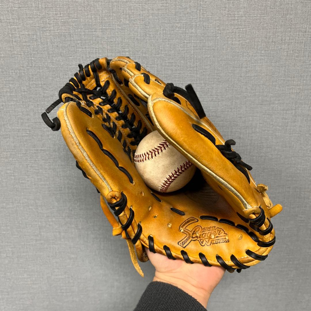 1192 スラッガー 松井稼モデル 型抜群 即戦力 軟式 内野手用グローブ