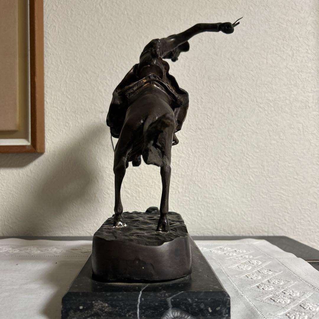 BRONCO BUSTER アンティークブロンズ像