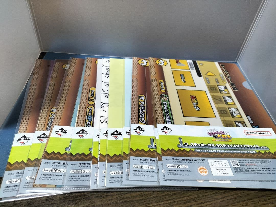 にゃんこ大戦争一番くじ　A賞フィギュア・G賞・I賞クリアファイル11種　全13点