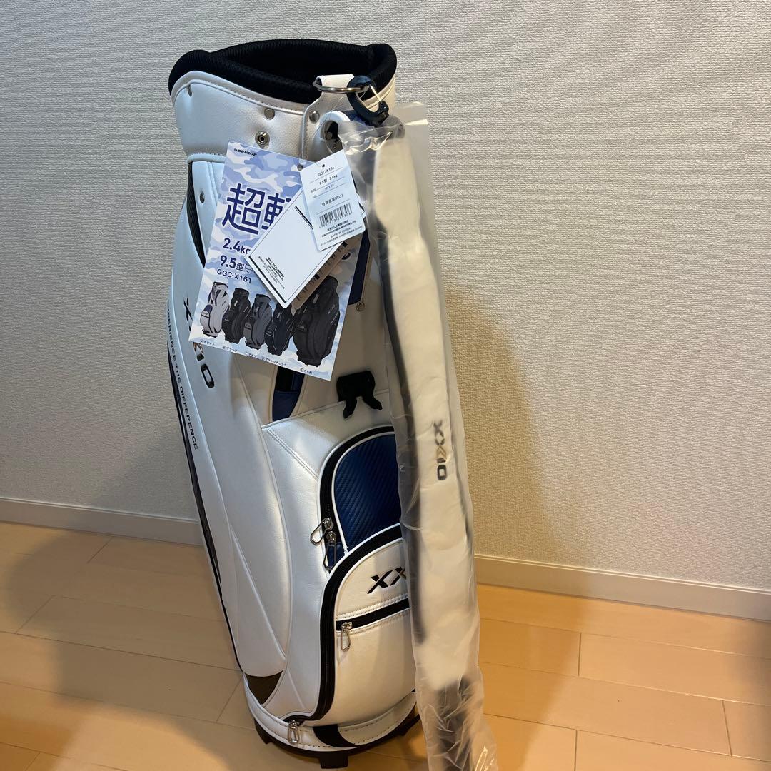 ダンロップ ゼクシオ キャディバッグ 9.5型 GGC-X161 ホワイト