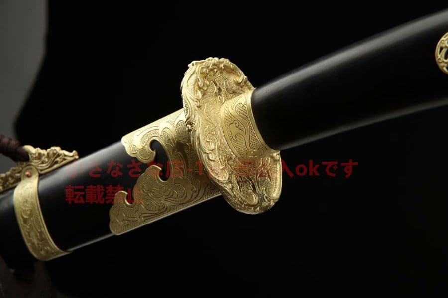 手動点花包銅清刀 武具　刀装具　日本刀　模造刀   居合刀 清腰刀