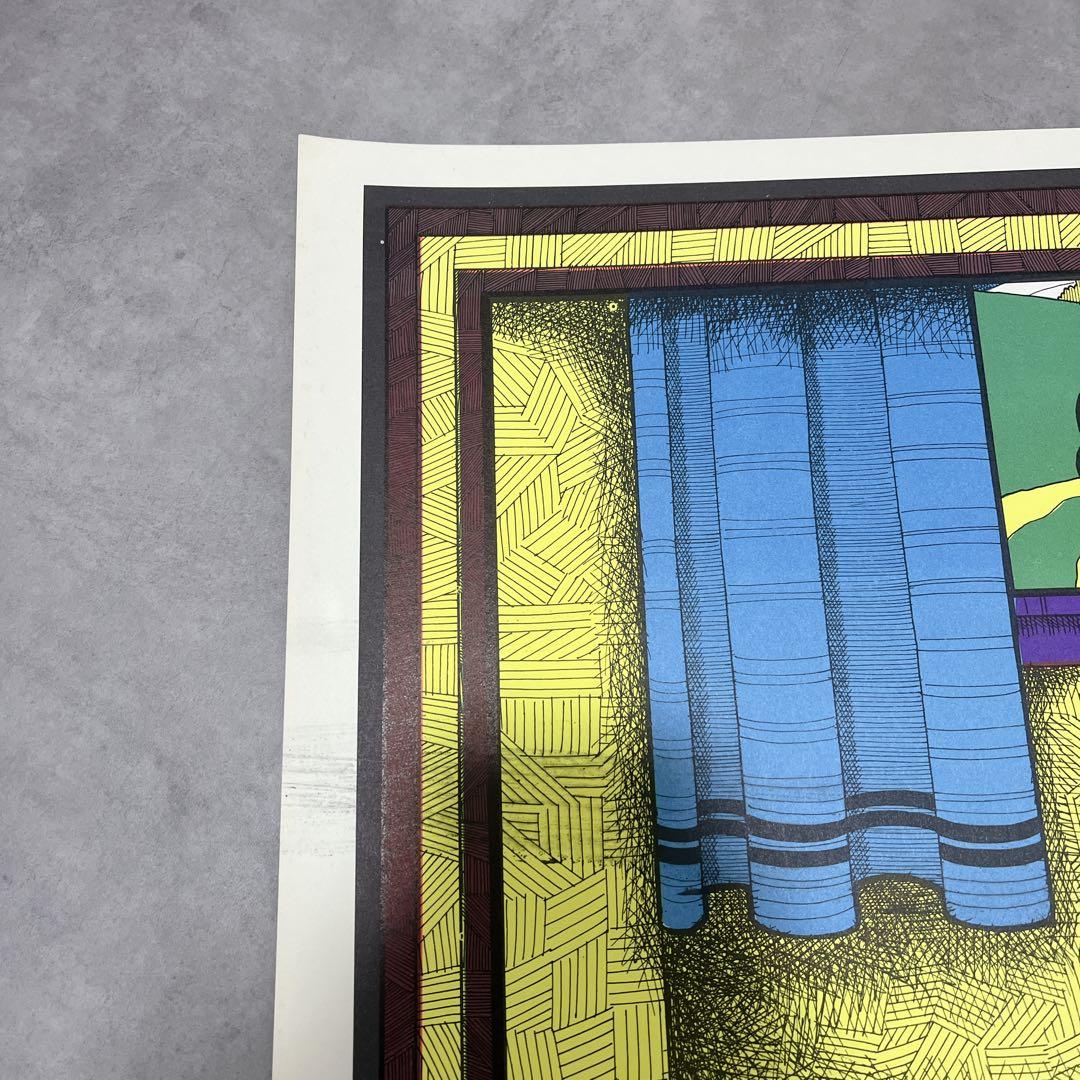 70s ブラックライトポスター ポパイ オリーブ