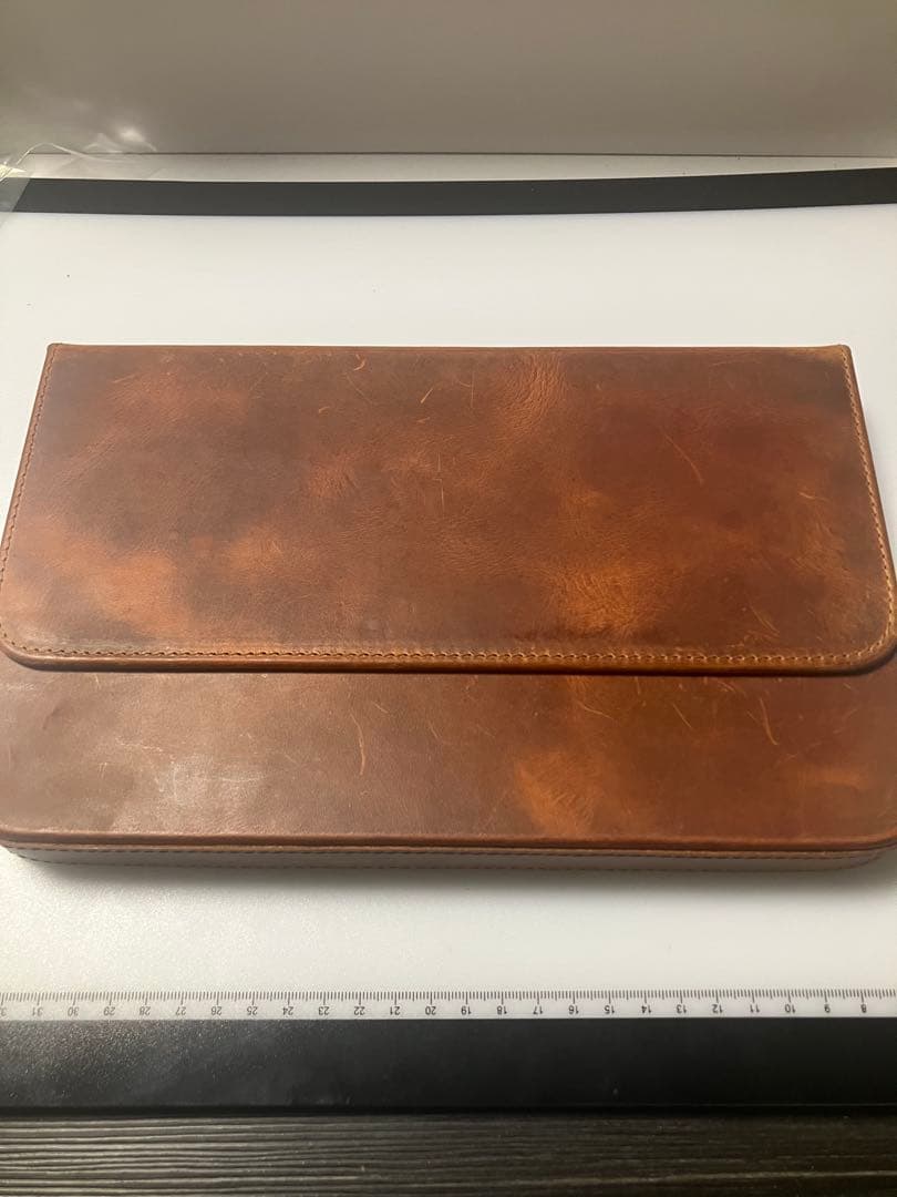 GALEN LEATHER ガレンレザー　ペンケース　12本　CHブラウン