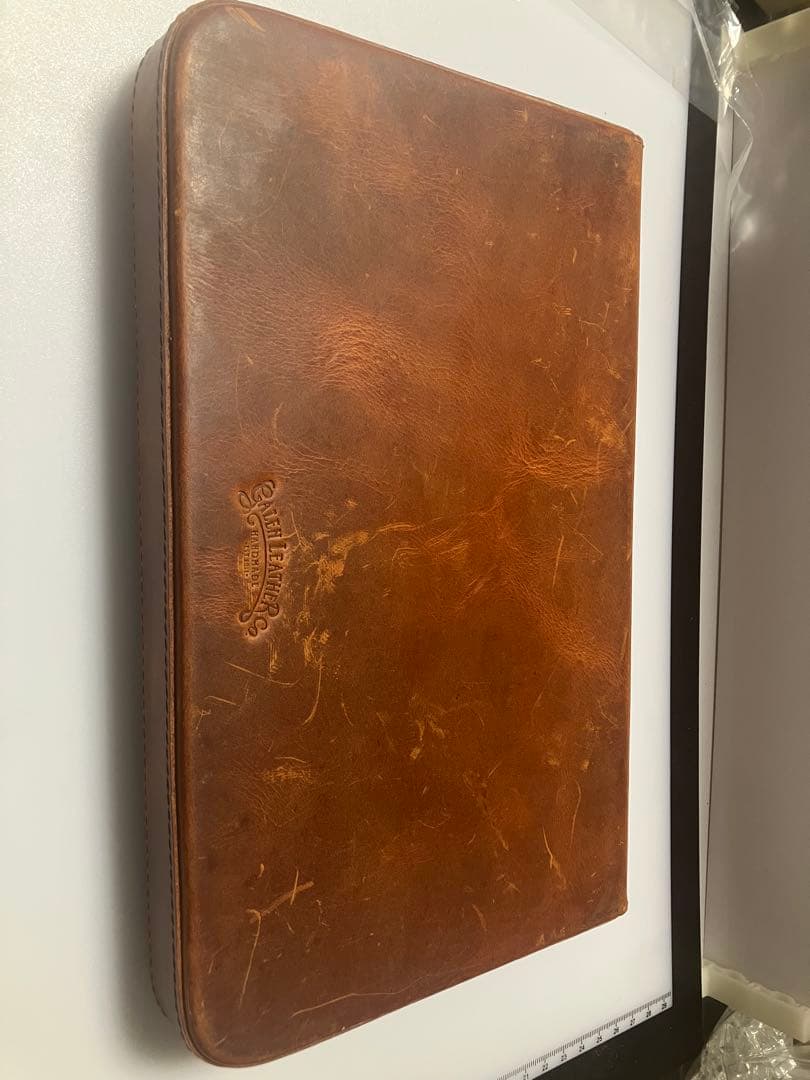 GALEN LEATHER ガレンレザー　ペンケース　12本　CHブラウン