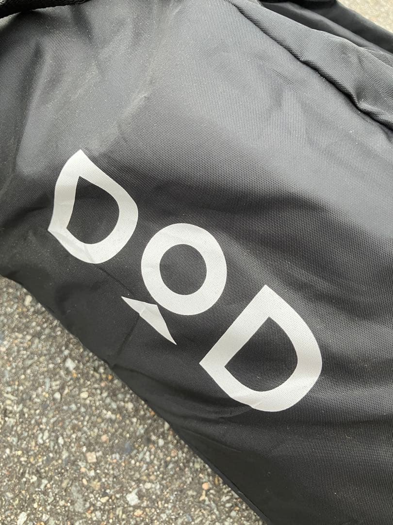 DOD【未使用】ワンポールテントM♪ブラック♪グランドシート付き