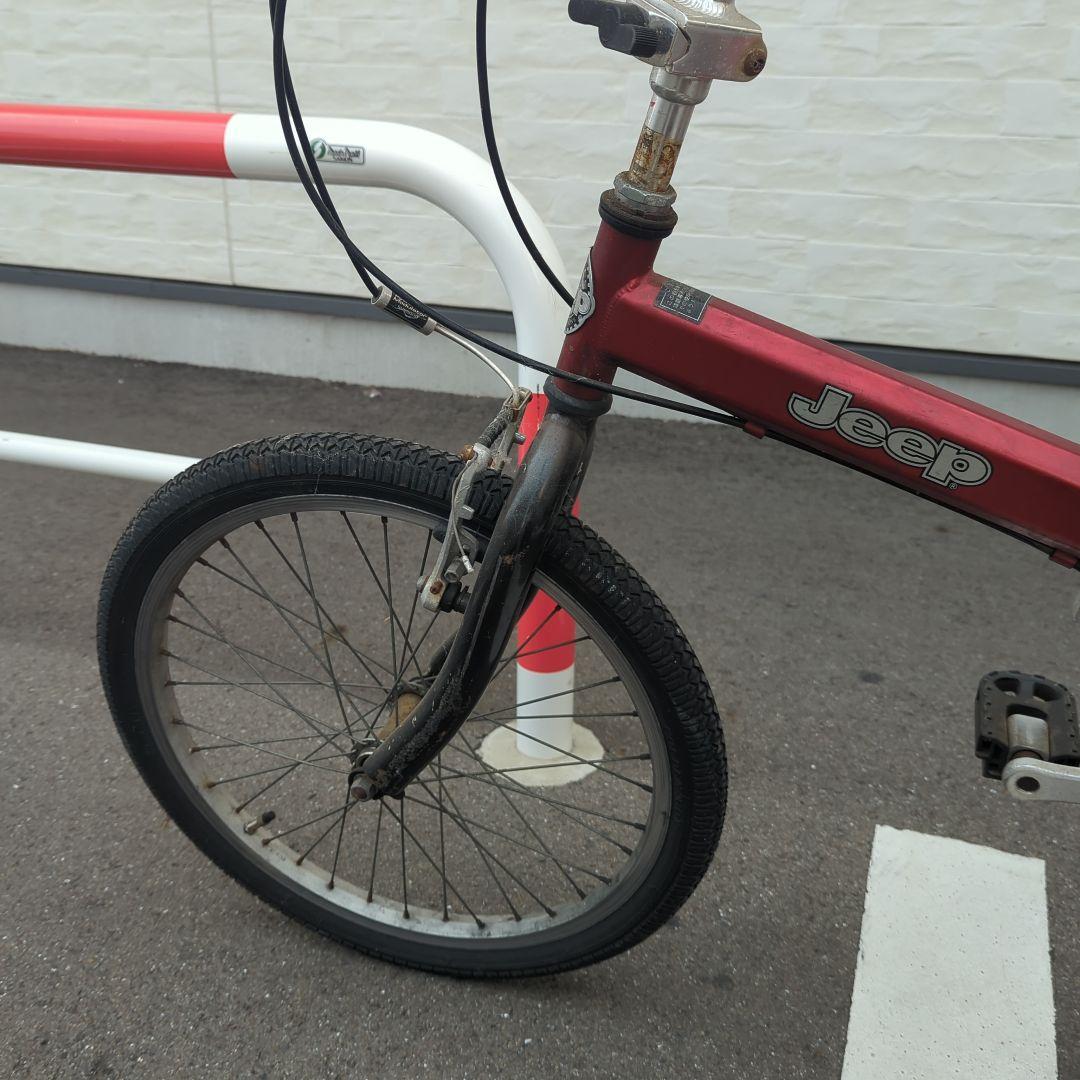 ジープ　JEEPSTER 折り畳み自転車　ショック付き　現状車
