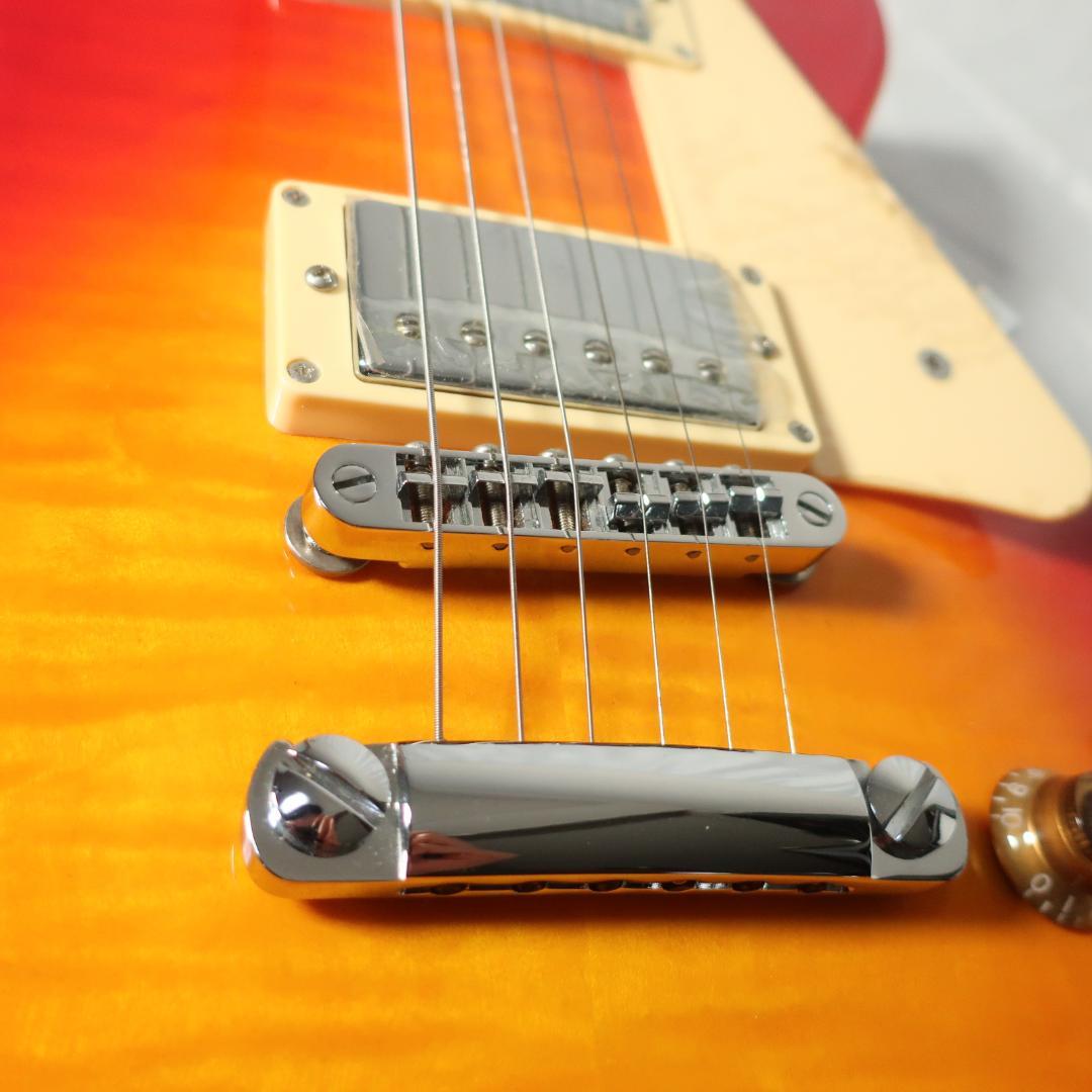 ケンケン用 美品JUNO レスポールタイプ エレキギター ケース付 セットネック