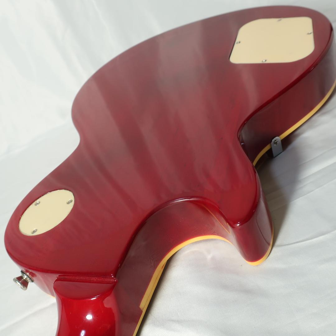 ケンケン用 美品JUNO レスポールタイプ エレキギター ケース付 セットネック