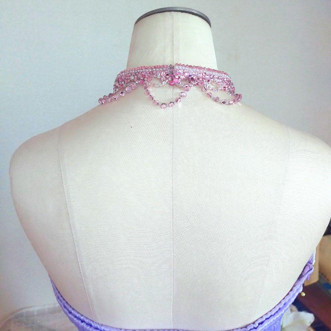 mi様　大人ラブリーなピンクのネックレス　イヤリング　社交ダンス　ベリーダンス