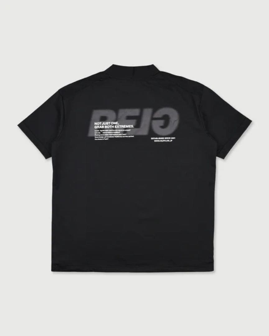 RUFFLO ブラック ゴルフシャツ M 新品未使用