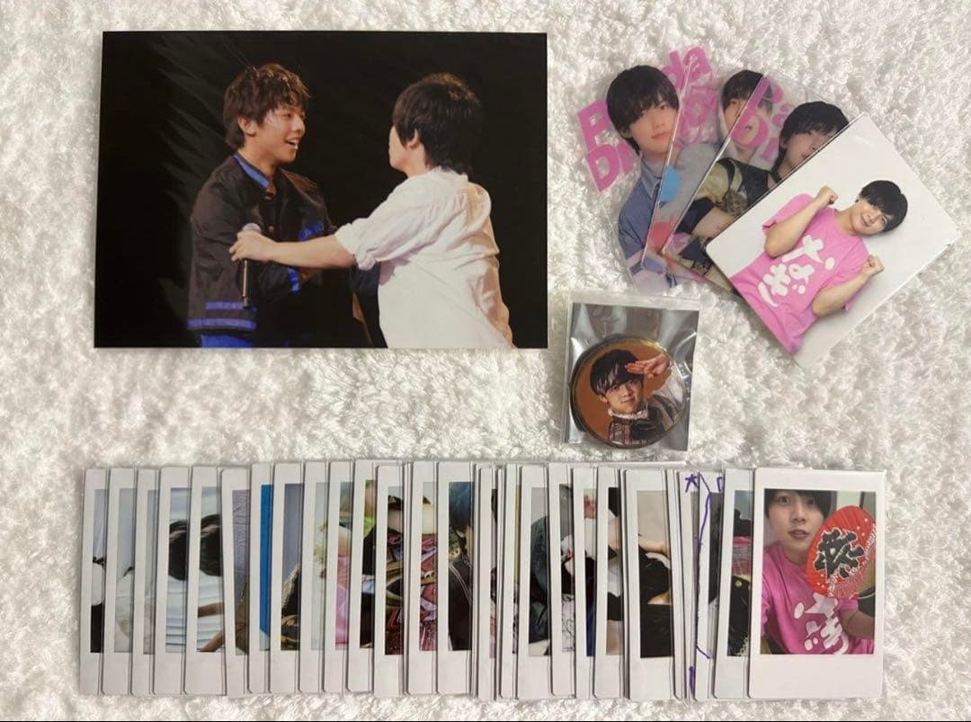 パンダドラゴン なぎ チェキ＆トレカ、缶バッジセット