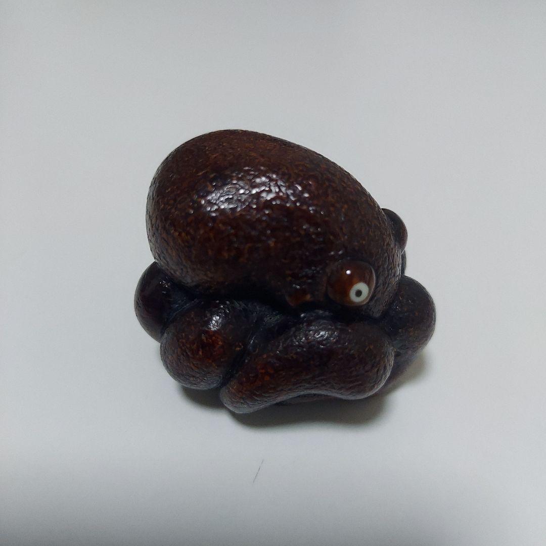 根付　蛸　タコ　現代根付