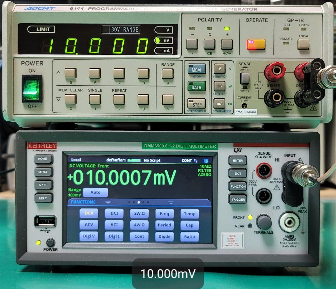 ADVANTEST プログラマブル 直流電圧/電流発生器