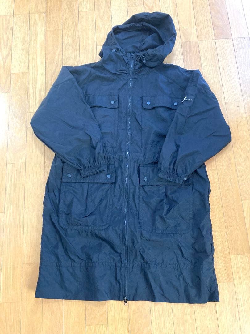 アディダス　ステラマッカートニー　パーカー　ロング　黒　M
