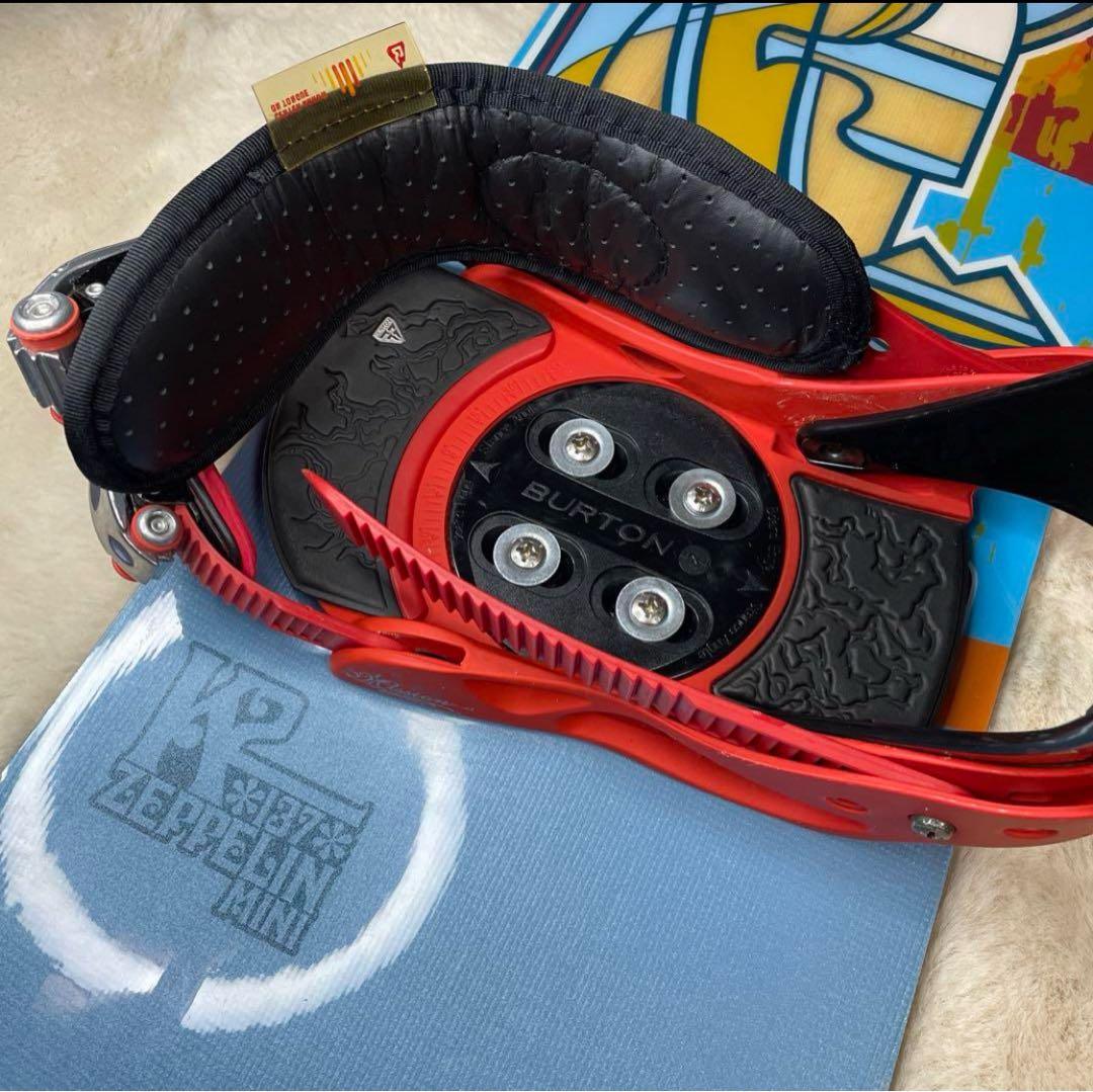 スノーボードK2×MEPPELIN MINI137cm×BURTONビンディング