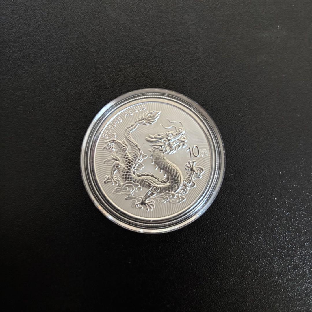 純銀99.9% シルバー　ドラゴン　１オンス　Silver 2025 銀貨
