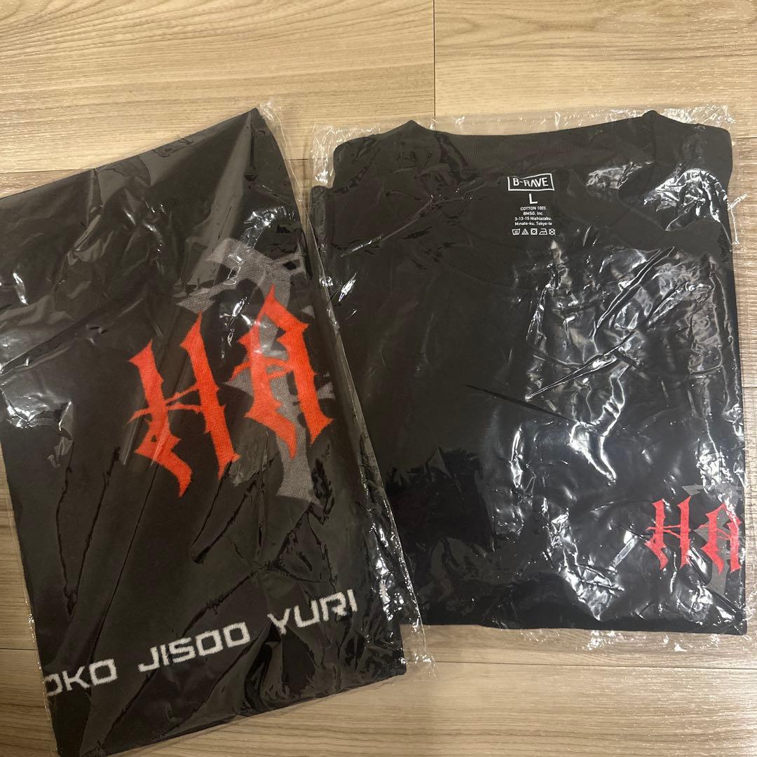 ［新品未使用］HANA ロゴ Tシャツ Lサイズ タオル 公式 HANAロゴ