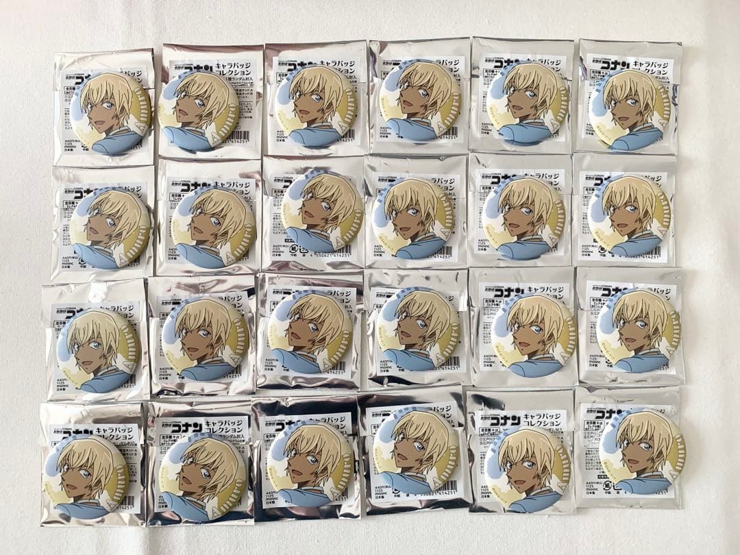 名探偵コナン 安室透 缶バッジ 24個