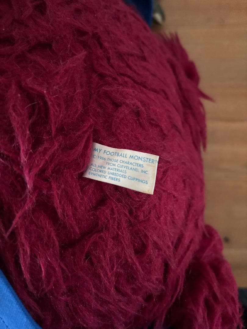 マイフットボールモンスター 1986年製 ぬいぐるみ