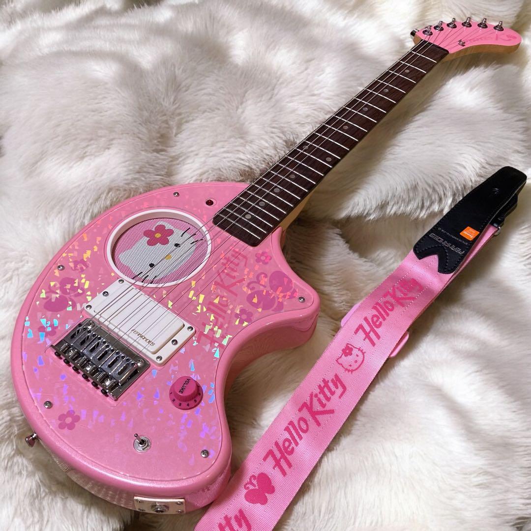 ハローキティ エレキギター FERNANDES ZO-3 kitty