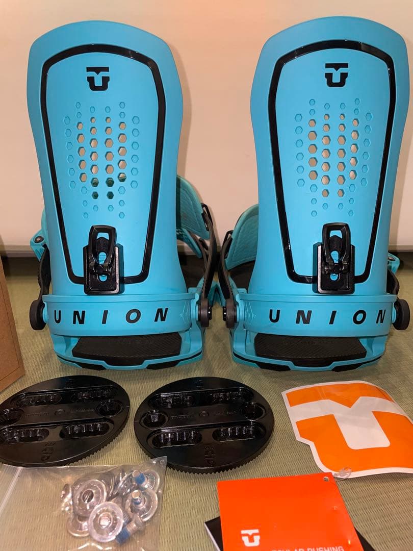 【美品】UNION ビンディング M CYAN バインディング