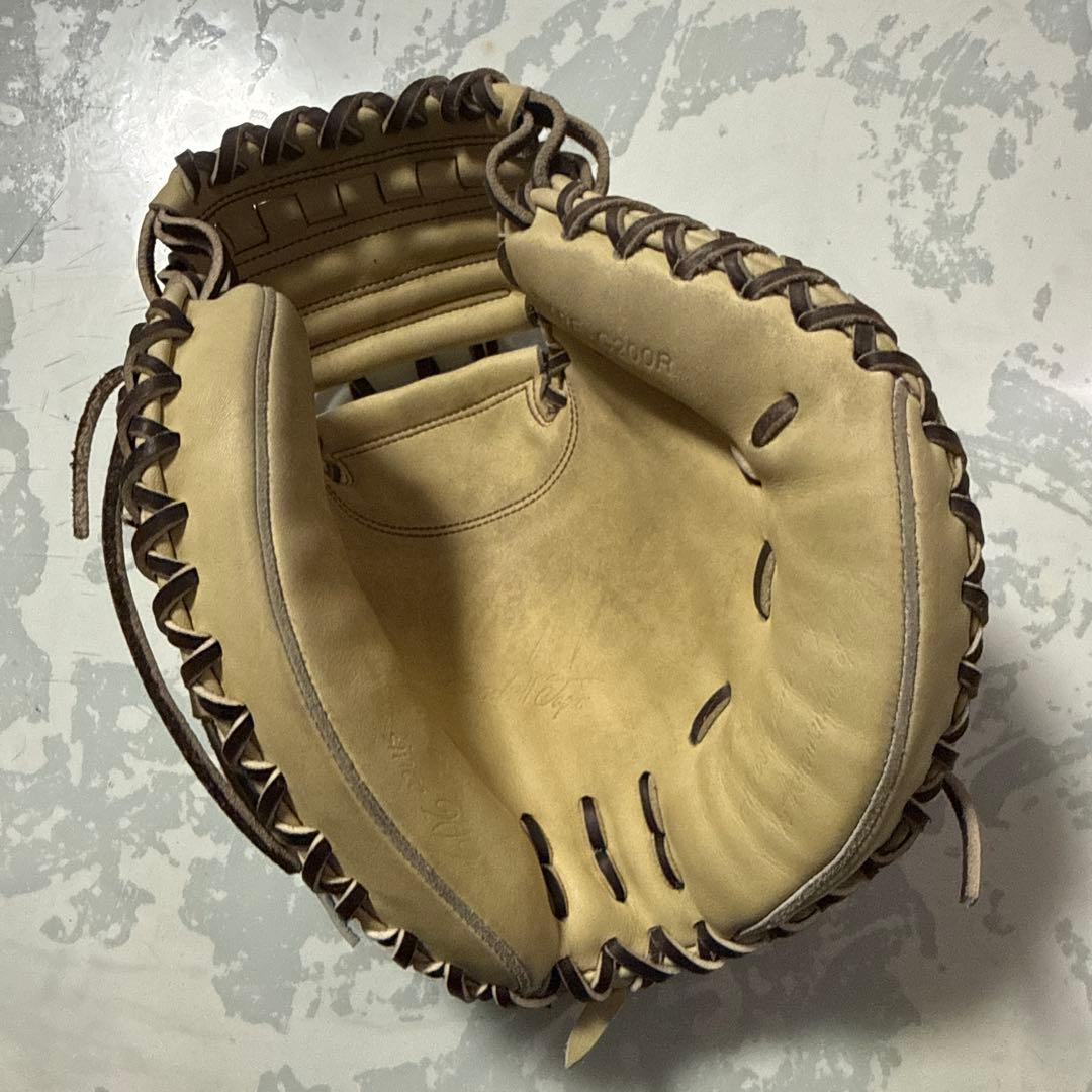 要ミット 軟式用キャッチャーミット　限定キャメルカラー(袋付き)　※値下げ不可