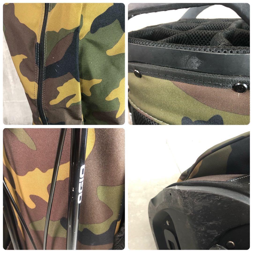 OGIO　キャディバッグ　カモフラ　スタンド式　14分割　4点固定　ポーチ付き