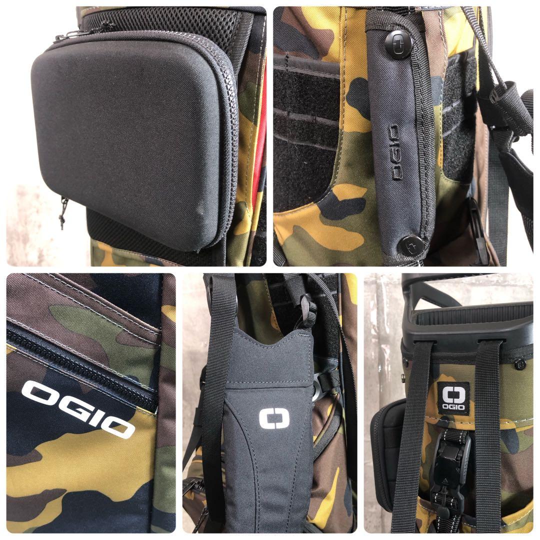 OGIO　キャディバッグ　カモフラ　スタンド式　14分割　4点固定　ポーチ付き