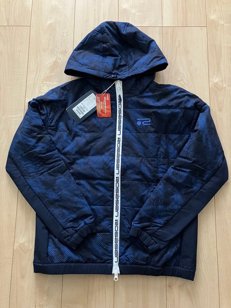 フード付きネイビージャケット