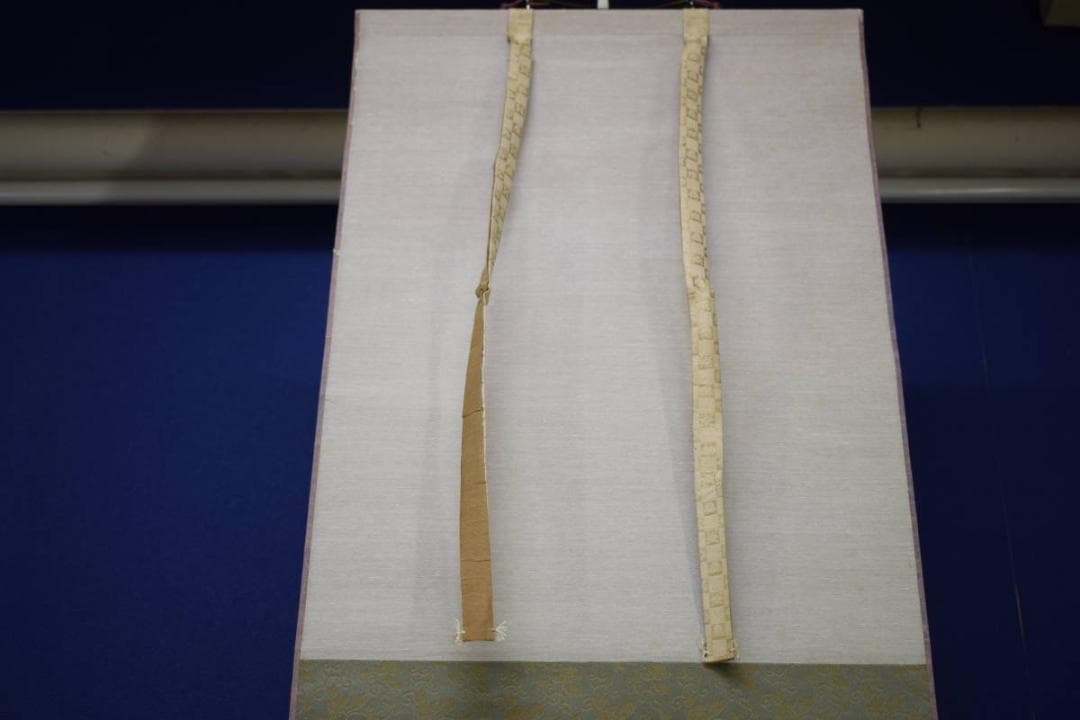 真作/根本幽峨/鷺画賛/布袋屋掛軸HI-314