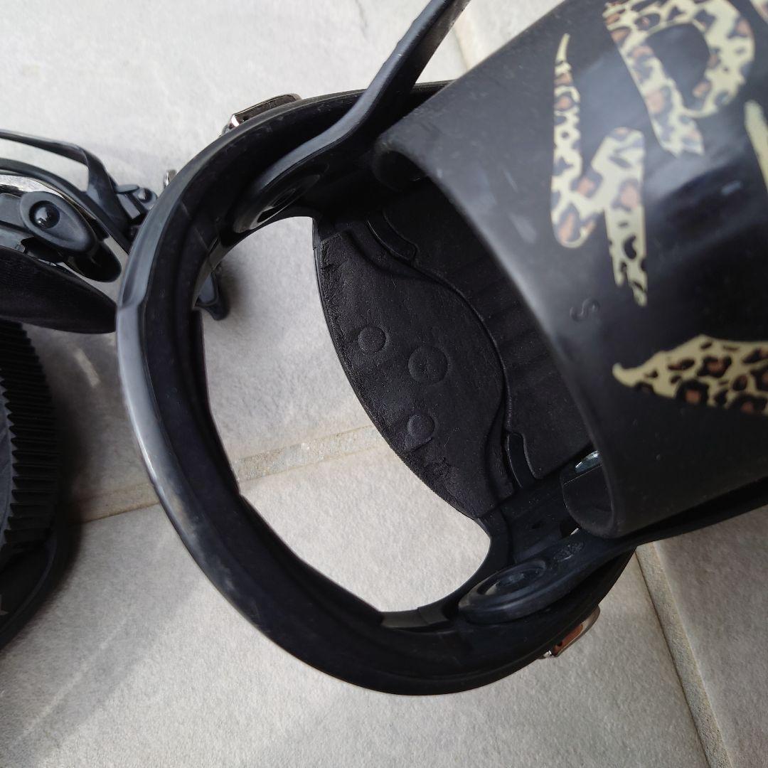 FLUX ヒョウ柄 スノーボードビンディング