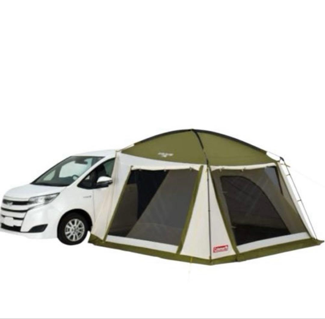 付属品完備 コールマン Car Side Tent 3025 カーサイドテント
