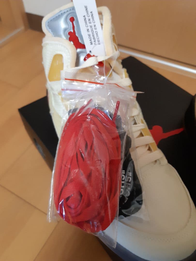 シューズ(男性用) NIKE Off-White AIR JORDAN 5 SP Sail27.5