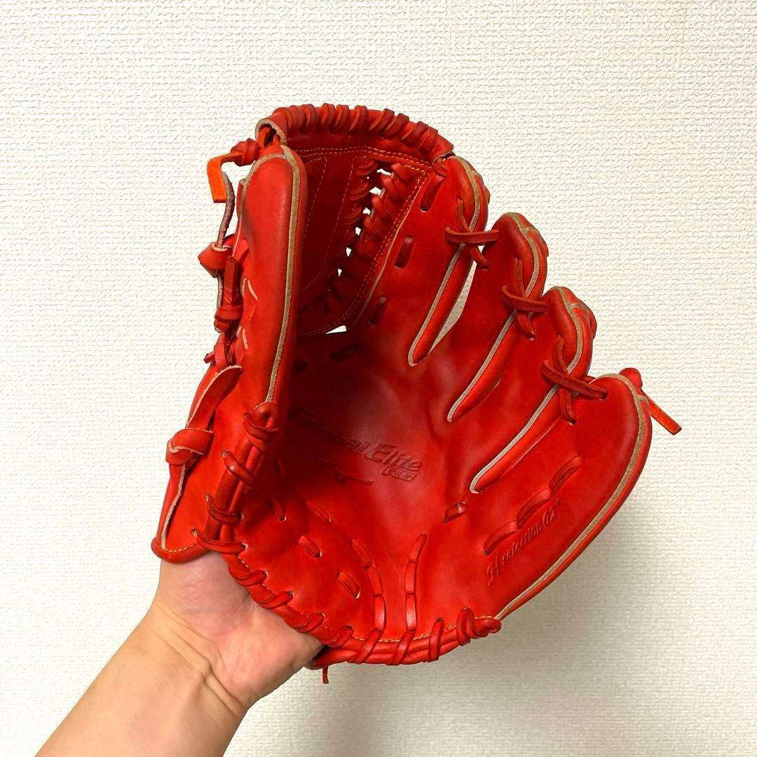 472 ミズノ グローバルエリート 型抜群 極美品 軟式 少年 内野手用グローブ