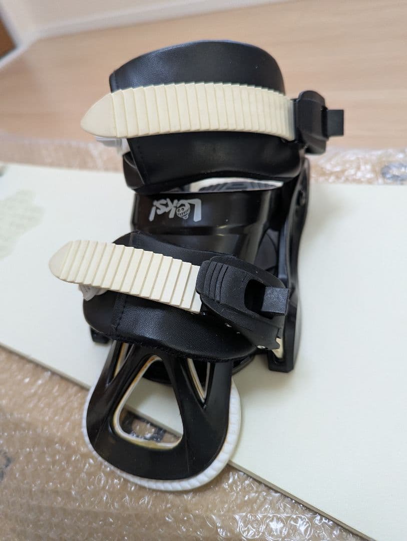 LEKSキッズ用スノーボードセット　110センチ　ビンディング付き　デッキパッド