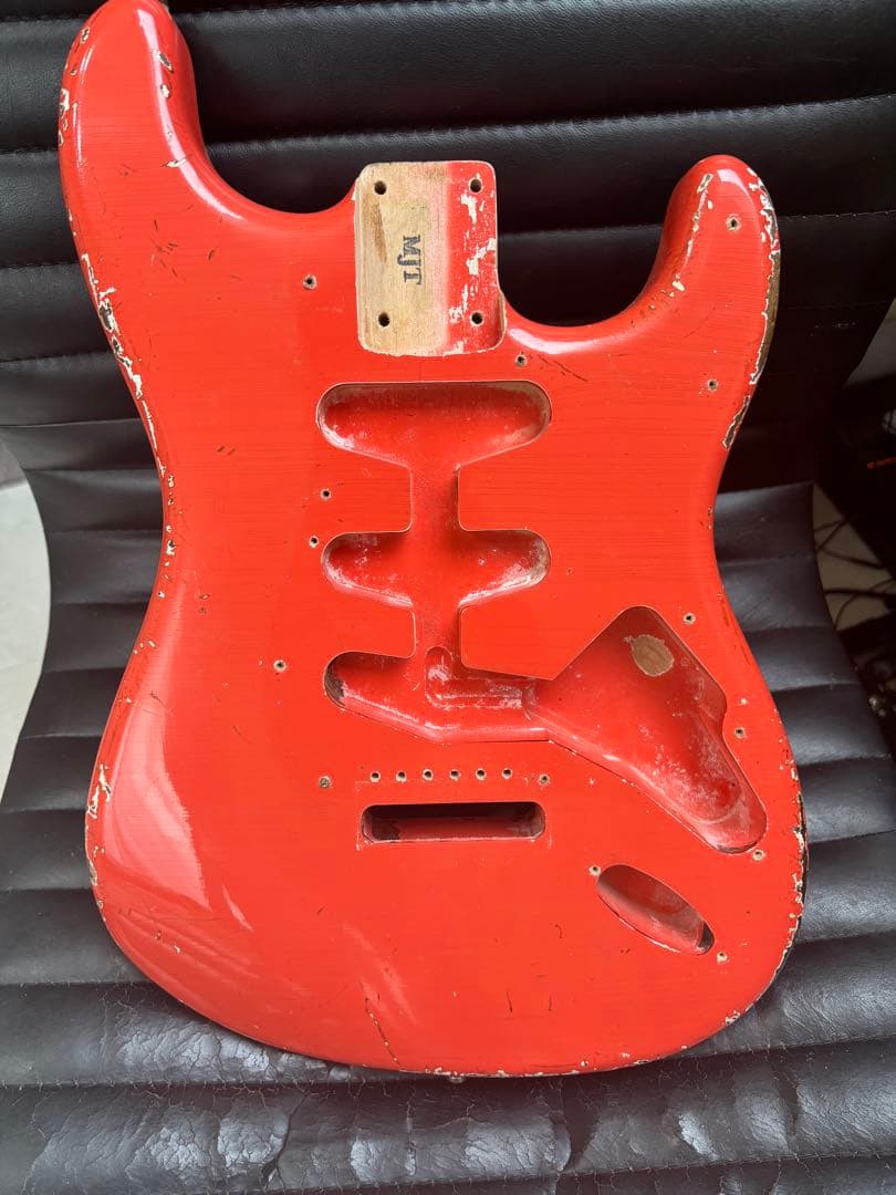 MJT ストラトキャスター　ボディ　fiesta red