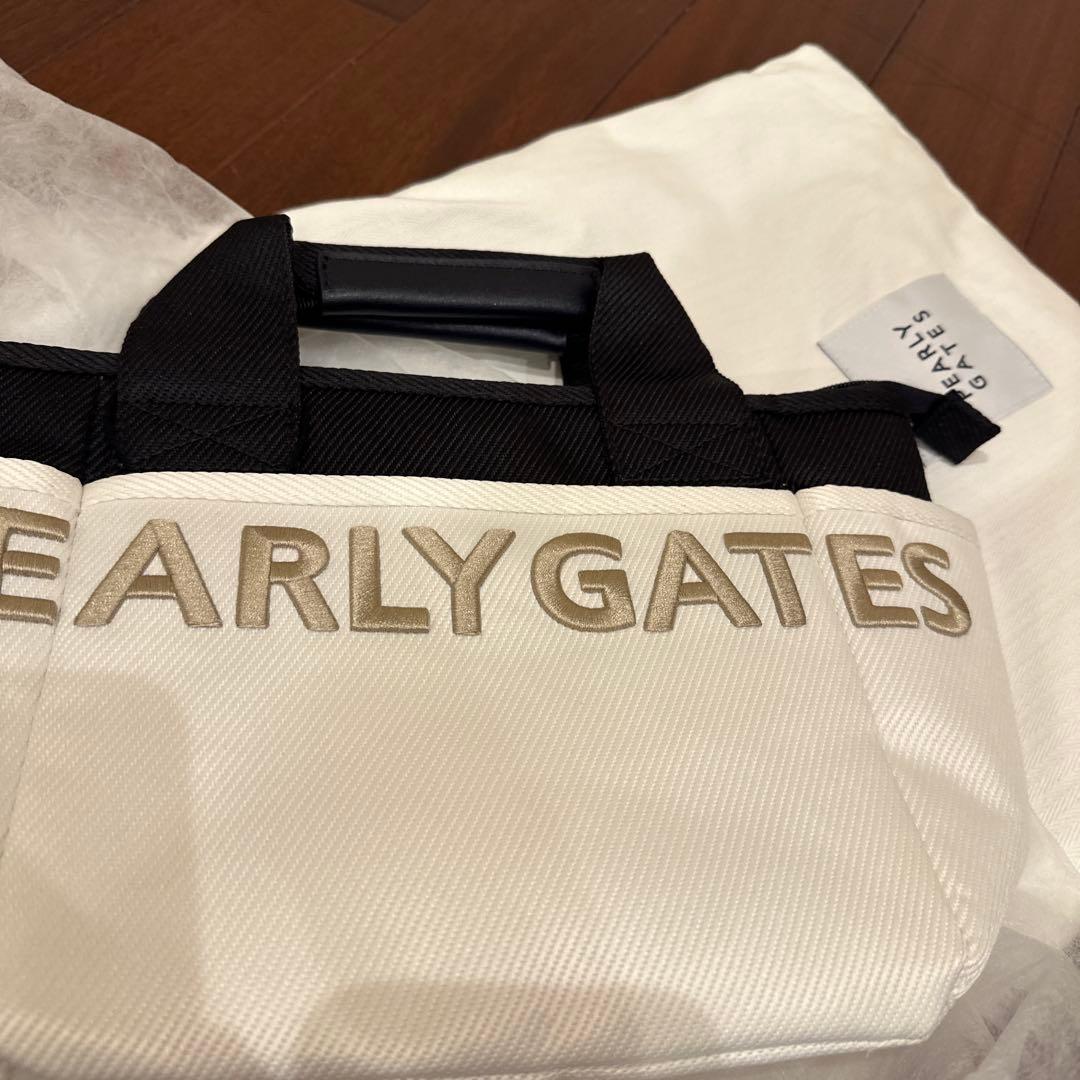 PEARLY GATES カートバッグ【完全新品、未使用、ギフト巾着付き】