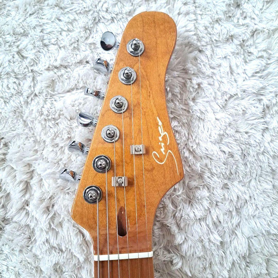 高品質アルダー材とローステッドメイプルネックを採用したプロ仕様のスマートギター