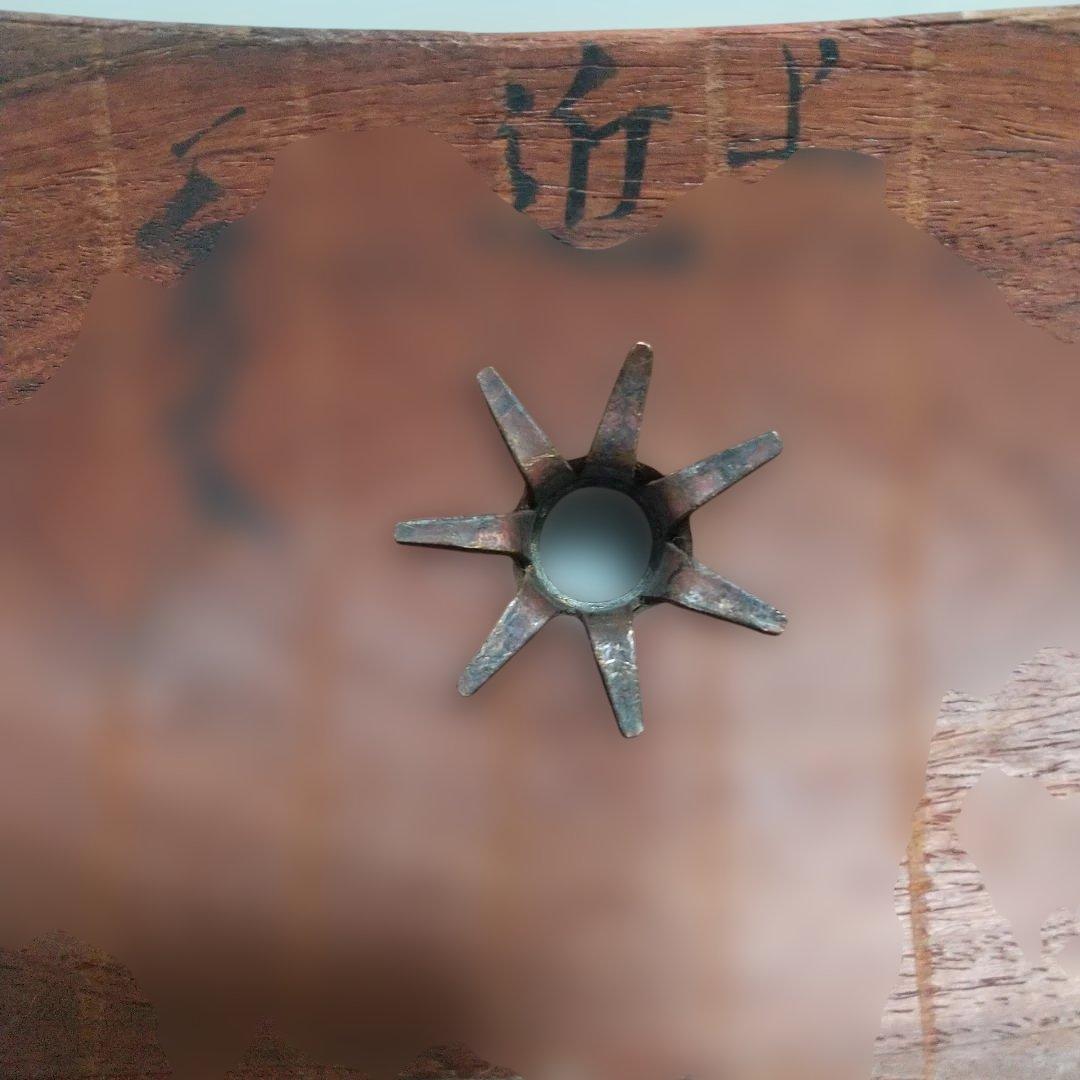 ヴィンテージ三味線 ！文久三年物！ 太鼓の裏側に、写真で掲示、