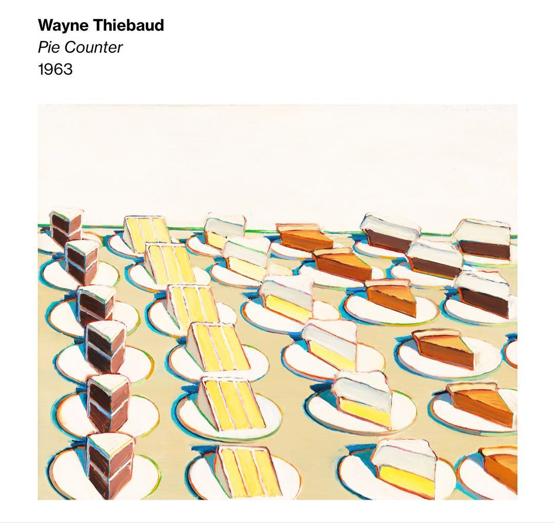 ウェイン・ティーボー　Wayne Thiebaud 「パイカウンター」