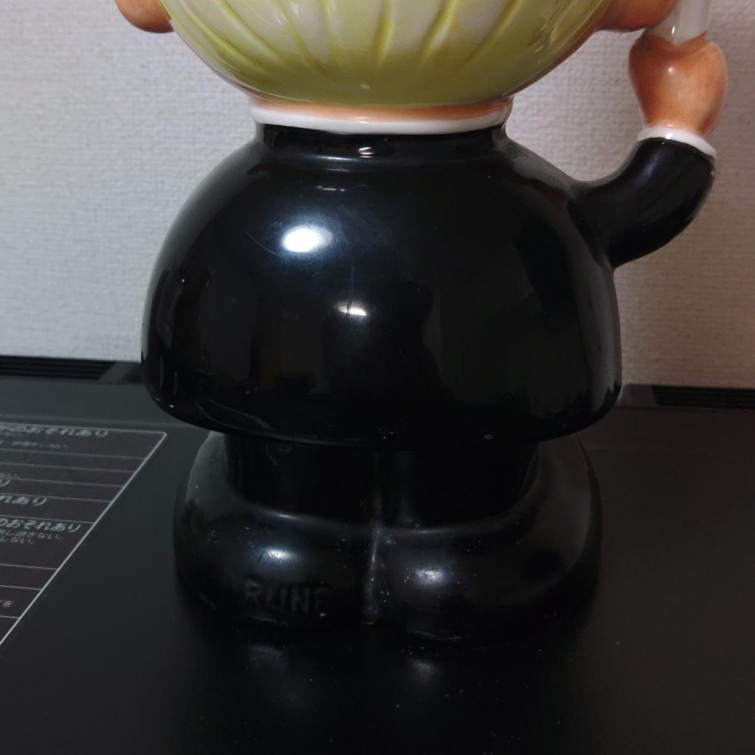 昭和 レトロ 珍品 ビッグサイズ 内藤ルネ パリ ポリス 警察 陶器