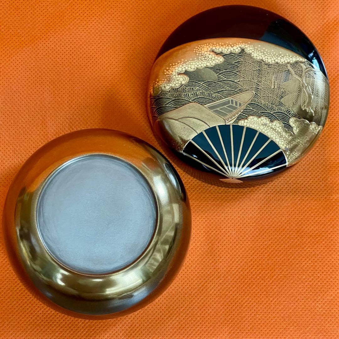 童甫　扇面平棗