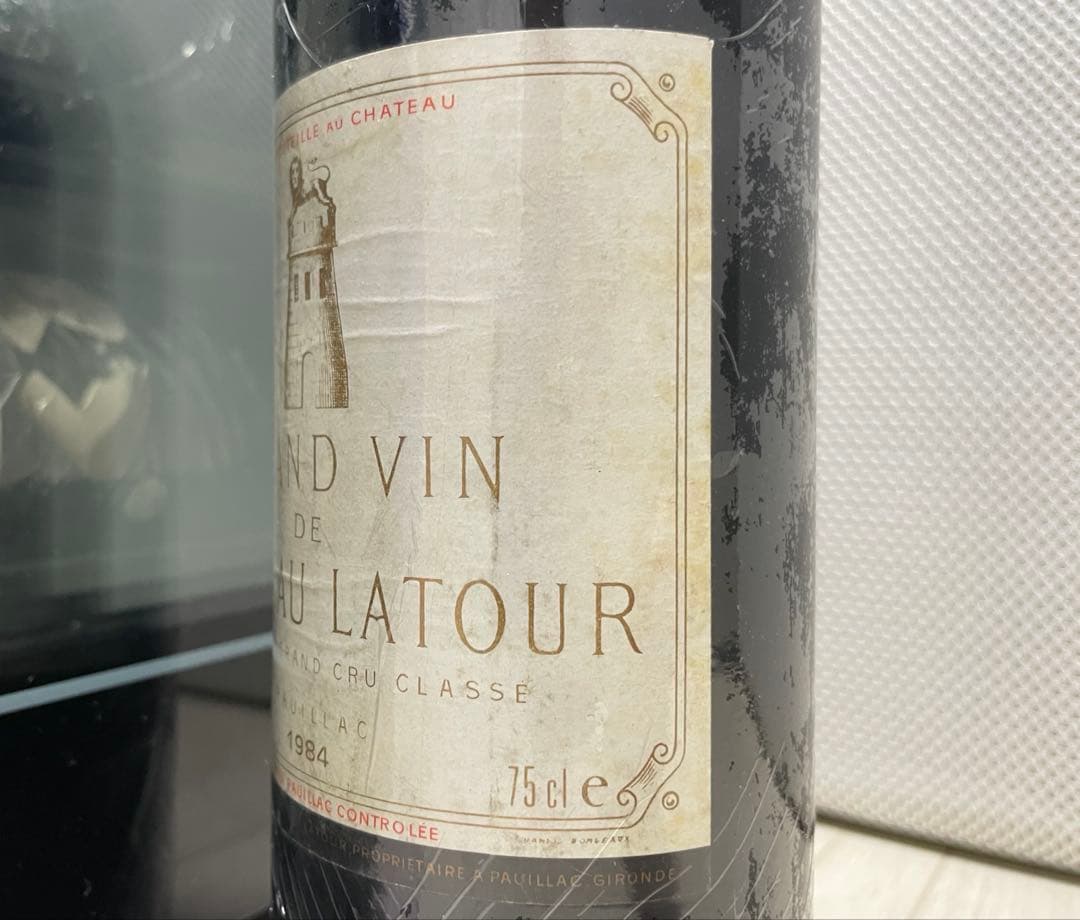 【セラー保管】 シャトー・ラトゥール 1984 ボルドー メドック格付け 1級